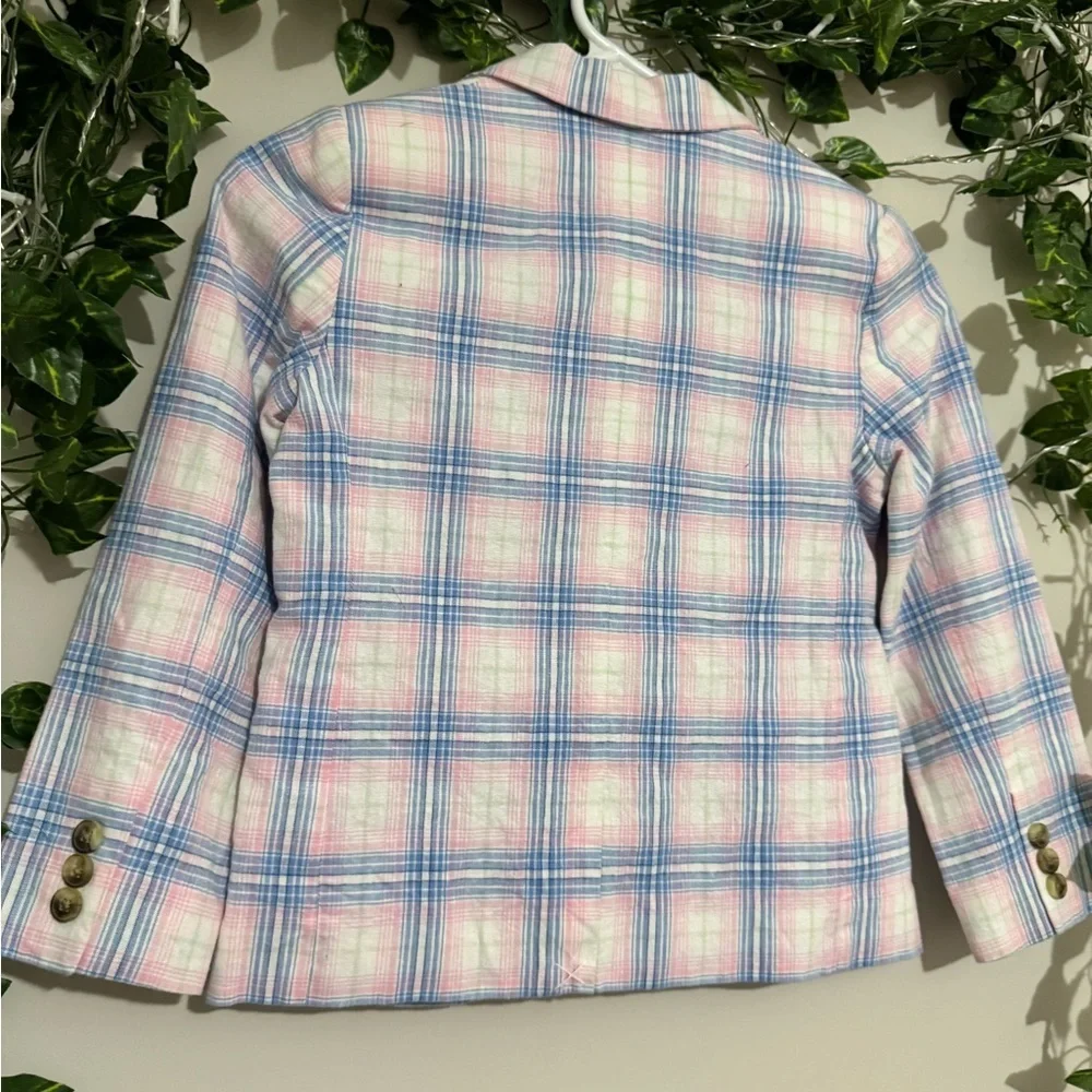 Kids Plaid Jacket - Pink and Blue ♥️NWT♥️